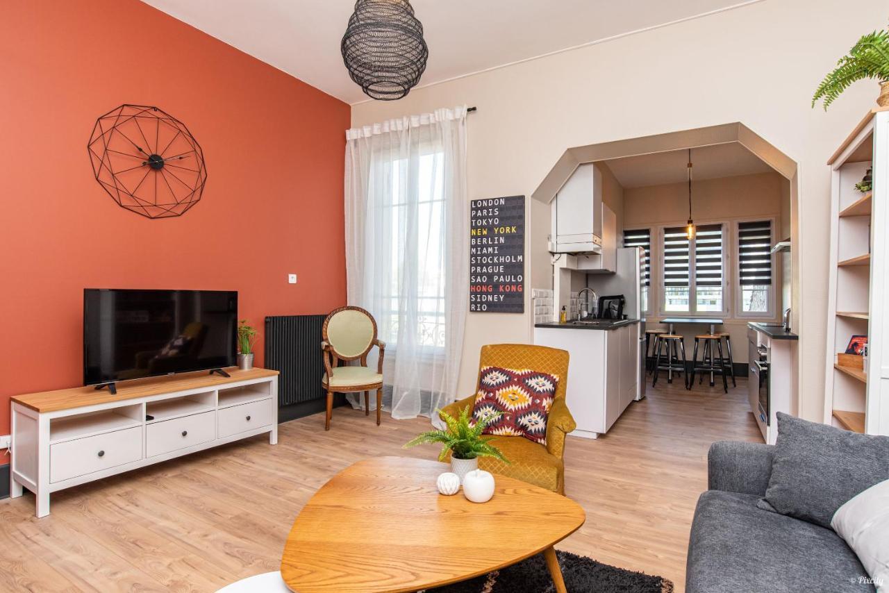 Appartements Scaliger Wifi Proche Gare Agen Bagian luar foto